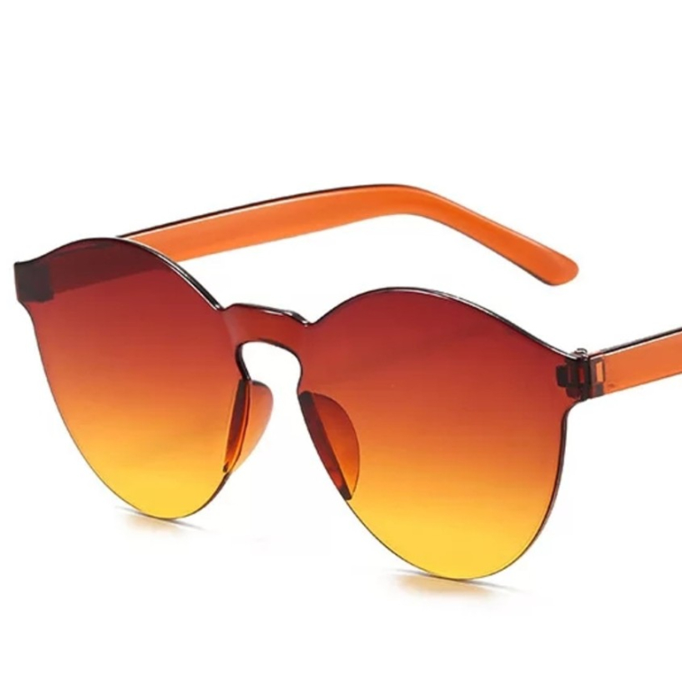 Solbriller med orange/brunt glas