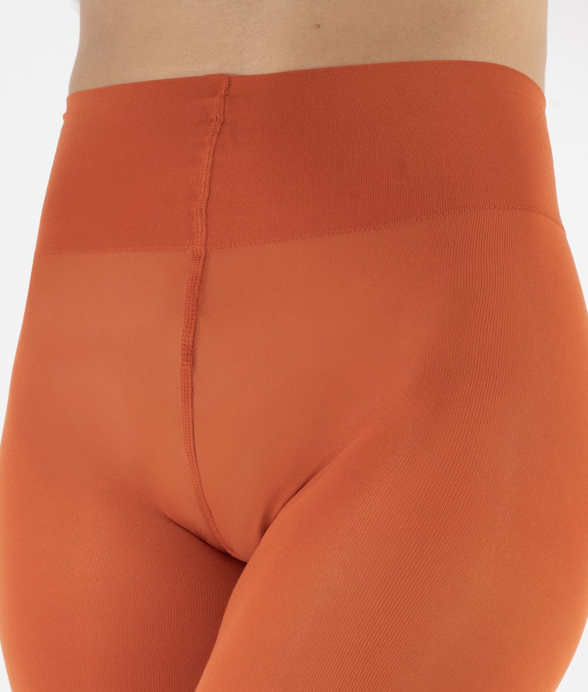Rust Dublin ECO 70 denier - Orange Plus Size Strømpebukser