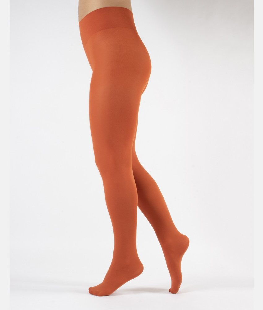 Rust Dublin ECO 70 denier - Orange Plus Size Strømpebukser