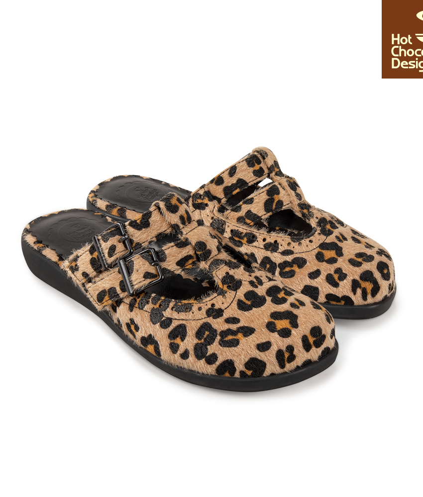 Spotted Clogs - Flade sandaler fra Hot Chocolate Design