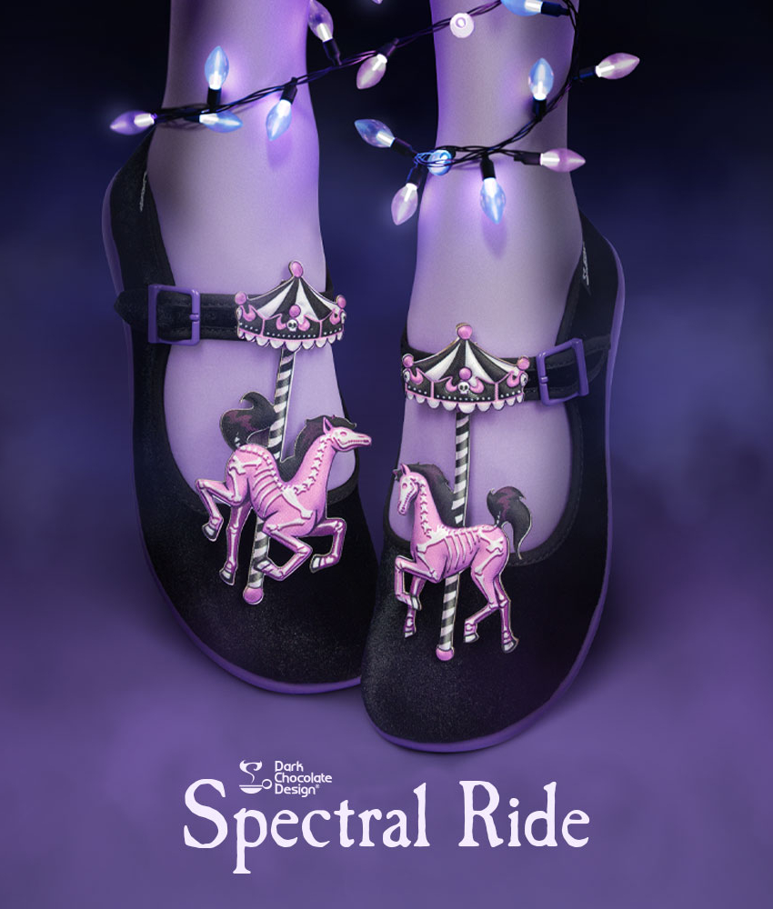 Spectral Ride - Mary Jane Sko fra Hot Chocolate Design