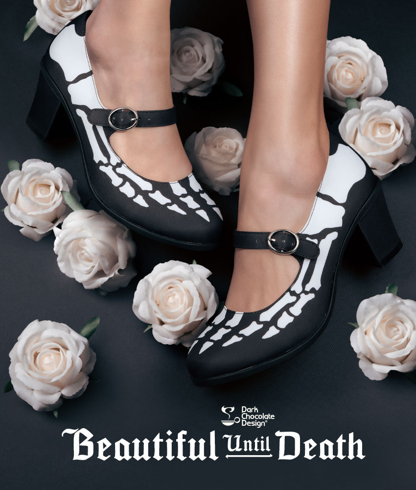 Beautiful Until Death - Midi Heels sko fra Hot Chocolate Design