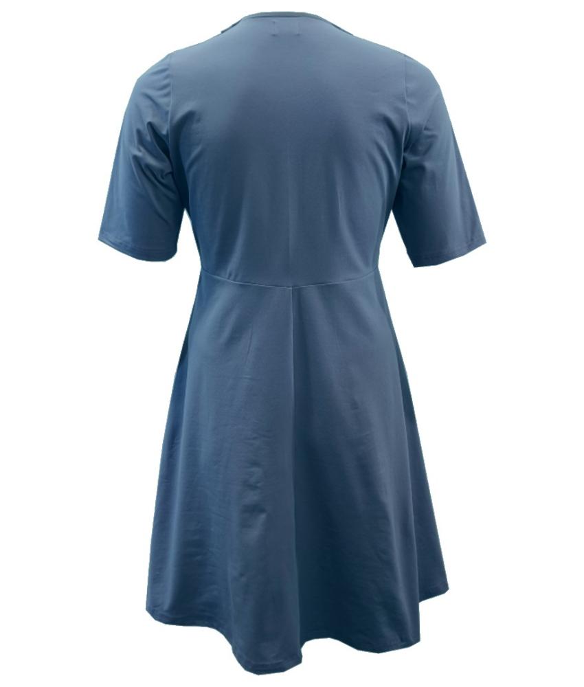 Takasaki Denim Blue. Kjole i store størrelser fra Amamiko