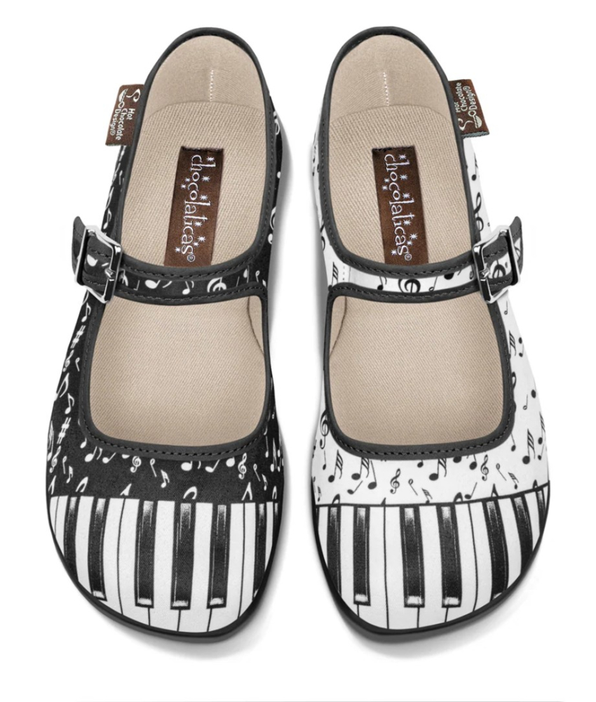 Thank You Music Mary Jane Sko fra Hot Chocolate Design